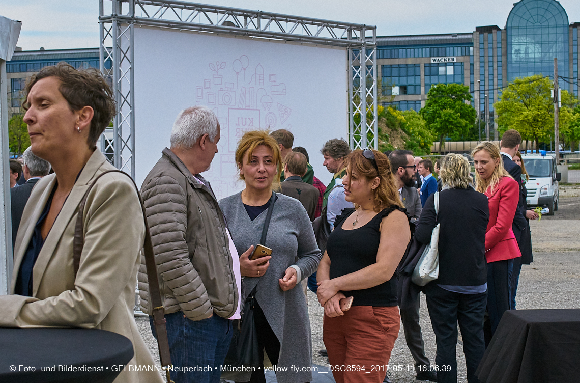 11. Mai 2017 - Grundsteinlegung für die LOGE und dem Kulturquadrat in Neuperlach